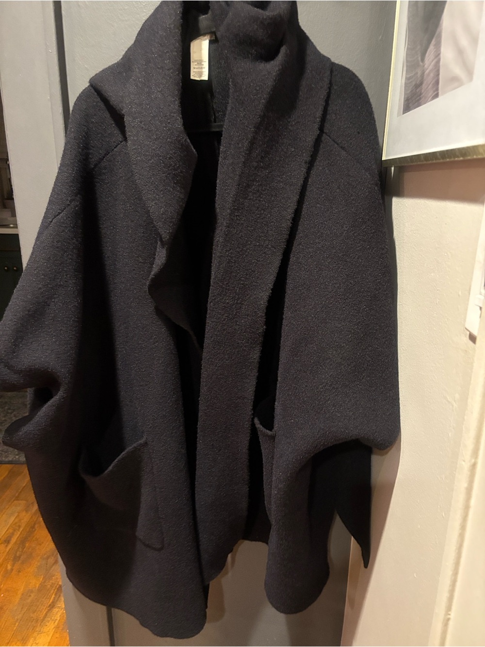 Free People “all I need cozy hooded duster/jacket”